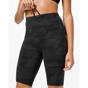 Lululemon Invigorate High-Rise Short 10" Heritage 365 Camo Deep Coal Multi Size